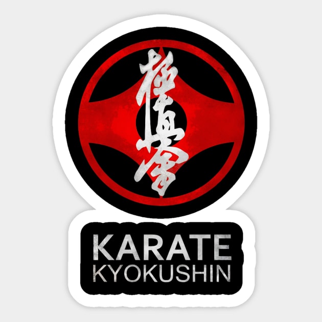 Kyokushin Karate Sticker by Mikentura